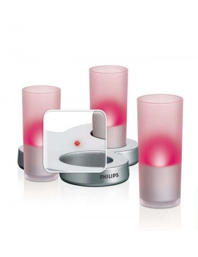 Phılıps Candlelights Kırmızı 3 Set