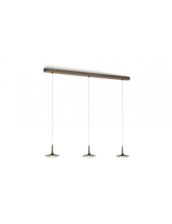 Attilio Pendant Led Bronze 3X7.5W Selv