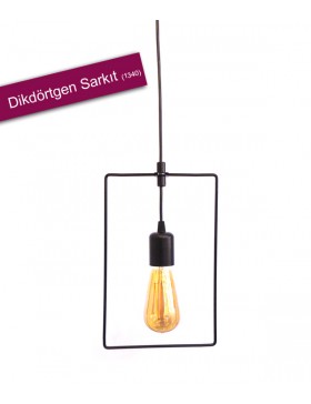 DİKDÖRTGEN KUMAŞ KABLOLU SARKIT