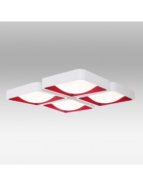 Özcan Aydınlatma 4' lü Armatür 3808-4 KIRMIZI