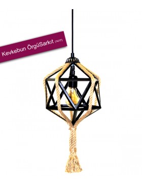 KEVKEBUN KÜÇÜK KAFESLİ SARKIT KUMAŞ METAL DUY