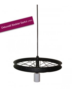 DEKORATİF BİSİKLET SARKIT AVİZE 36CM