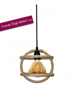 YUMAK ÖRGÜ KAFESLİ SARKIT
