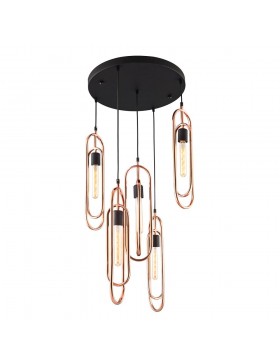 Özcan Aydınlatma 5'li Anillo Sarkıt 6430-5A ROSE GOLD