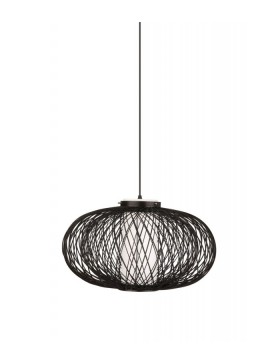 Kyran Pendant Black 1X60W 230V