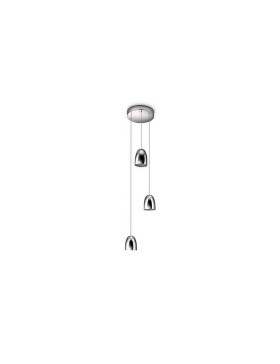 Wolga Pendant Led Chrome 3X4W Selv