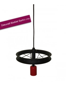 DEKORATİF BİSİKLET SARKIT AVİZE 25CM